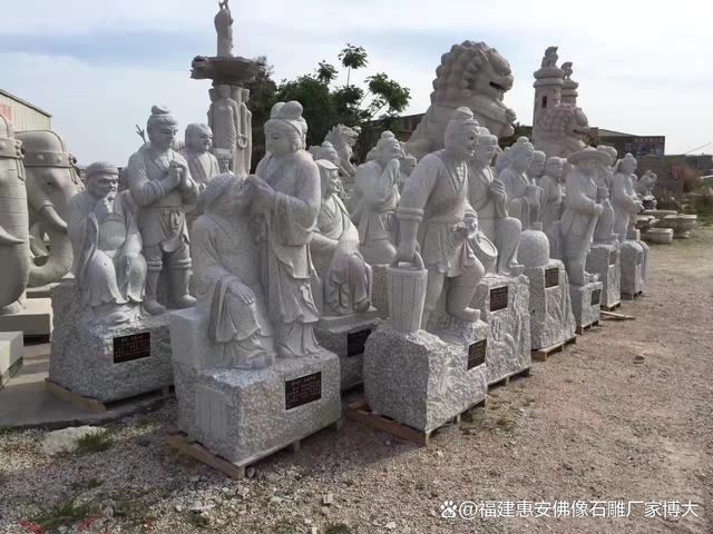 石雕二十四孝：公园里的孝道文化传播者（多图欣赏）(图6)